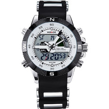 Load image into Gallery viewer, 2017 WEIDE Watches Men's Casual Watch Multifunction LED Watches Dual Time Zone With Alarm Sports Waterproof Quartz Wristwatches