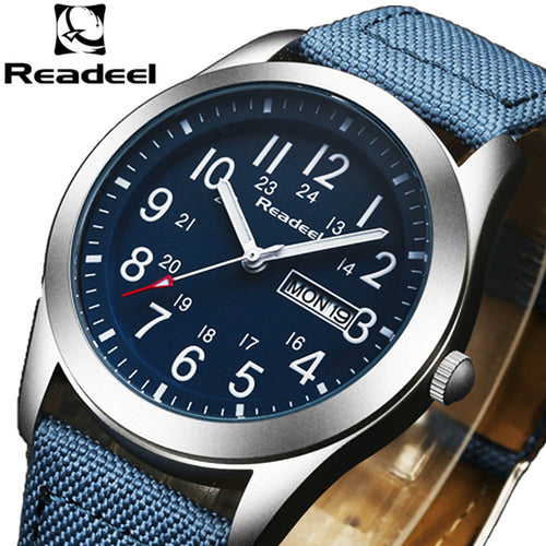 Readeel Sports Watches Men Luxury Brand Army Military Men Watches Clock Male Quartz Watch Relogio Masculino horloges mannen saat