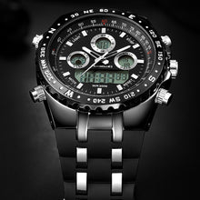 Load image into Gallery viewer, Watch Men Fashion Sport Quartz Clock Mens Watches Top Brand Luxury Led Digital Waterproof Black Wrist Watch Relogio Masculino
