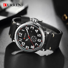 Load image into Gallery viewer, CURREN 8232 Date Men Watch Top Luxury Brand Sport Military Business Casual Male Clock Leather Band Wrist Quartz Mens Watches Hot