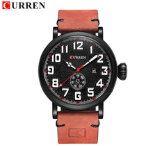 Load image into Gallery viewer, CURREN 8232 Date Men Watch Top Luxury Brand Sport Military Business Casual Male Clock Leather Band Wrist Quartz Mens Watches Hot