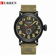 Load image into Gallery viewer, CURREN 8232 Date Men Watch Top Luxury Brand Sport Military Business Casual Male Clock Leather Band Wrist Quartz Mens Watches Hot
