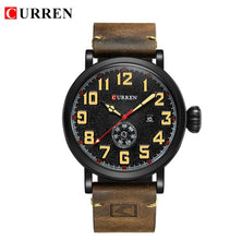 Load image into Gallery viewer, CURREN 8232 Date Men Watch Top Luxury Brand Sport Military Business Casual Male Clock Leather Band Wrist Quartz Mens Watches Hot