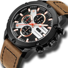 Load image into Gallery viewer, Curren 8308 Fashion Chronograph Sport Mens Watches Luxury Military Quartz Watch Clock Relogios Reloj Hombre