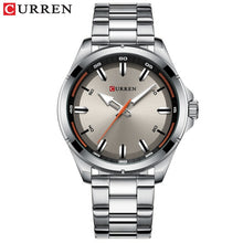 Load image into Gallery viewer, Curren Luxury Brand Watch Men Wrist Watches Man Clock Stainless Steel Quartz Analog Sport Watch Men Gray Relogio Masculino