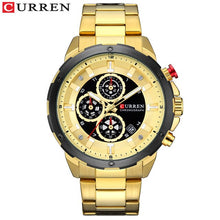 Load image into Gallery viewer, CURREN 8323 Chronograph Sport Watches for Men Business Casual Wristwatch with Calendar Quartz Men&#39;s Watch Male Clock Relojes