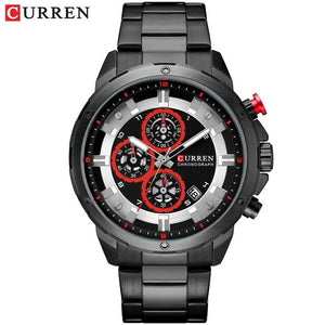 CURREN 8323 Chronograph Sport Watches for Men Business Casual Wristwatch with Calendar Quartz Men's Watch Male Clock Relojes